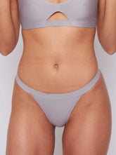 Harley Thong : Gris argenté